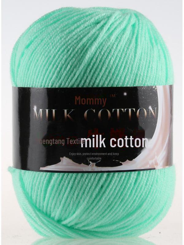 3pramenná příze z mléčné bavlny: Středně jemná vlna na háčkování a pletení - ideální na boty, panenky, deky, dětské svetry a svetry pro miminka