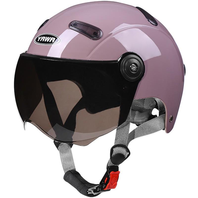 3C Certified ABS Motorcycle Half Helmet Electric Scooter Riders Unisex All Season With Removable Visor