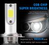 2 adet 12V 7200LM H4 H7 Coche Led Led Far Lambası H1 H13 H8 H9 H11 9005 HB3 9006 HB4 6000K 72W 12V 7200LM Otomatik Farlar