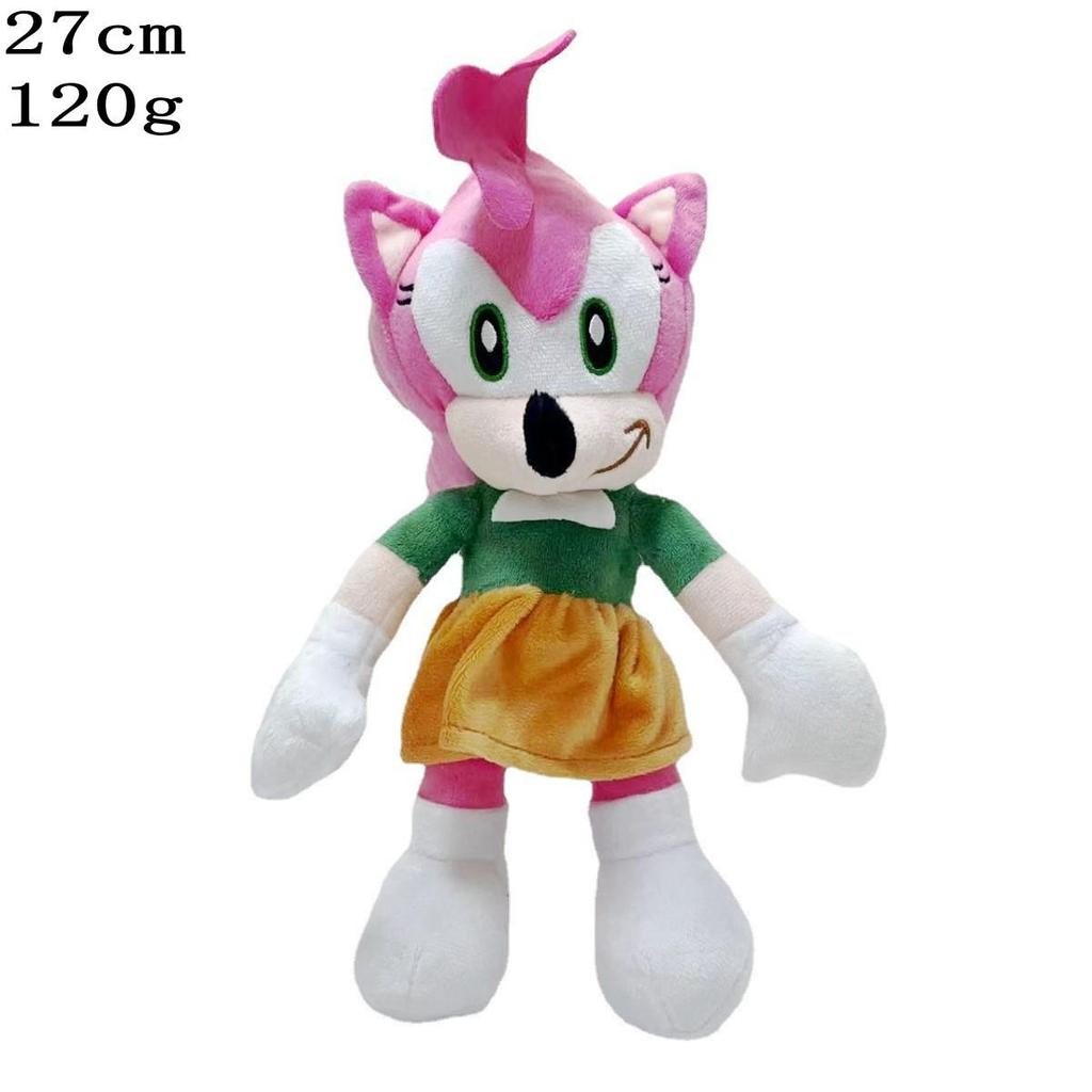 Hedgehog Sonic Plush Toy Backpack - Super Sonic & Tails Doll Set