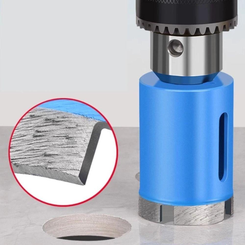 Quick Hole Punching Coated Drill Bit Blue Coating Core Drill Bit Hole Opener  Granite Drilling