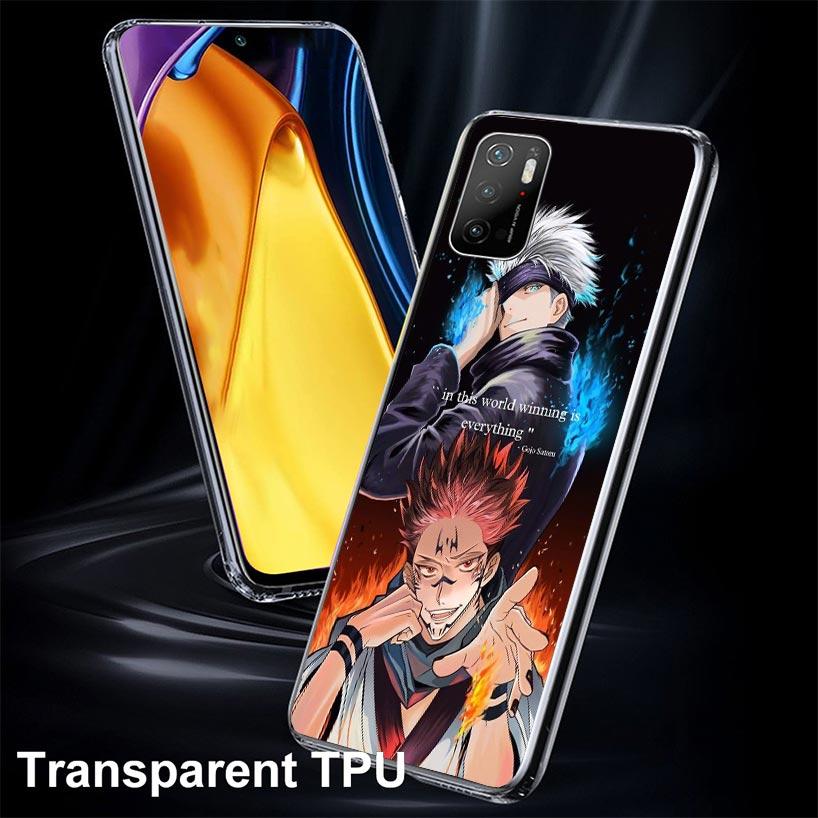 Hot Anime Kaisens Jujutsus Case Phone Cover for Xiaomi Redmi Note 10 9 9S 8 8T 7 5 Pro Mi 12T 11T 10T 9T 12 11 Lite A3 A2 Trend