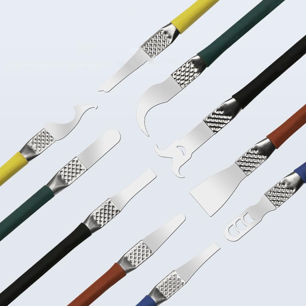 5 stücke Ic Chip Extractor Dünne Klinge Cpu Remover Haushalt Ergonomische Zerlegen Telefon Tablets Pc Reparatur Werkzeuge