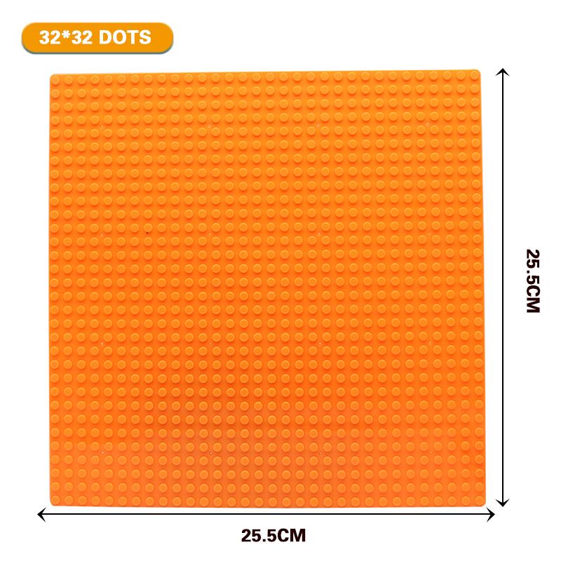 32x32 32x16 Dots Classic Base Plates MOC DIY Plastic Bricks Baseplates City Dimensions Building Blocks Figures Construction Toys