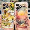 For Realme Note 50 Cases RMX3834 Colorful Painted Cover Soft Silicone Phone Cases For Oppo Realme Note 50 Note50 TPU Fundas