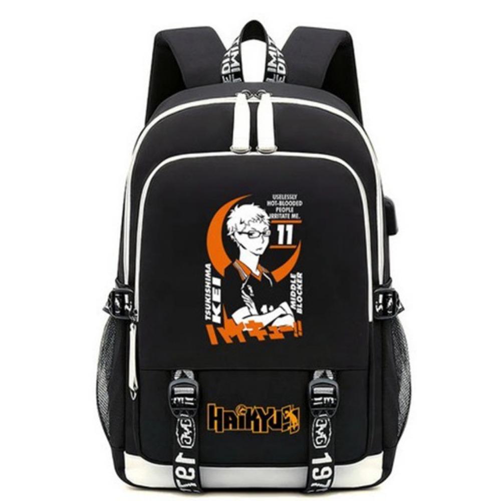 

Анимация школьного ранца Волейбол Юниор Периферийный Многофункциональный USB-гарнитура Большая вместимость Мужской деловой рюкзак double layer