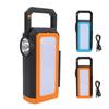 Solar Camping Lantern Dual Sided Foldable Multifunctional Tent Light for Emergency Outdoor Activitie