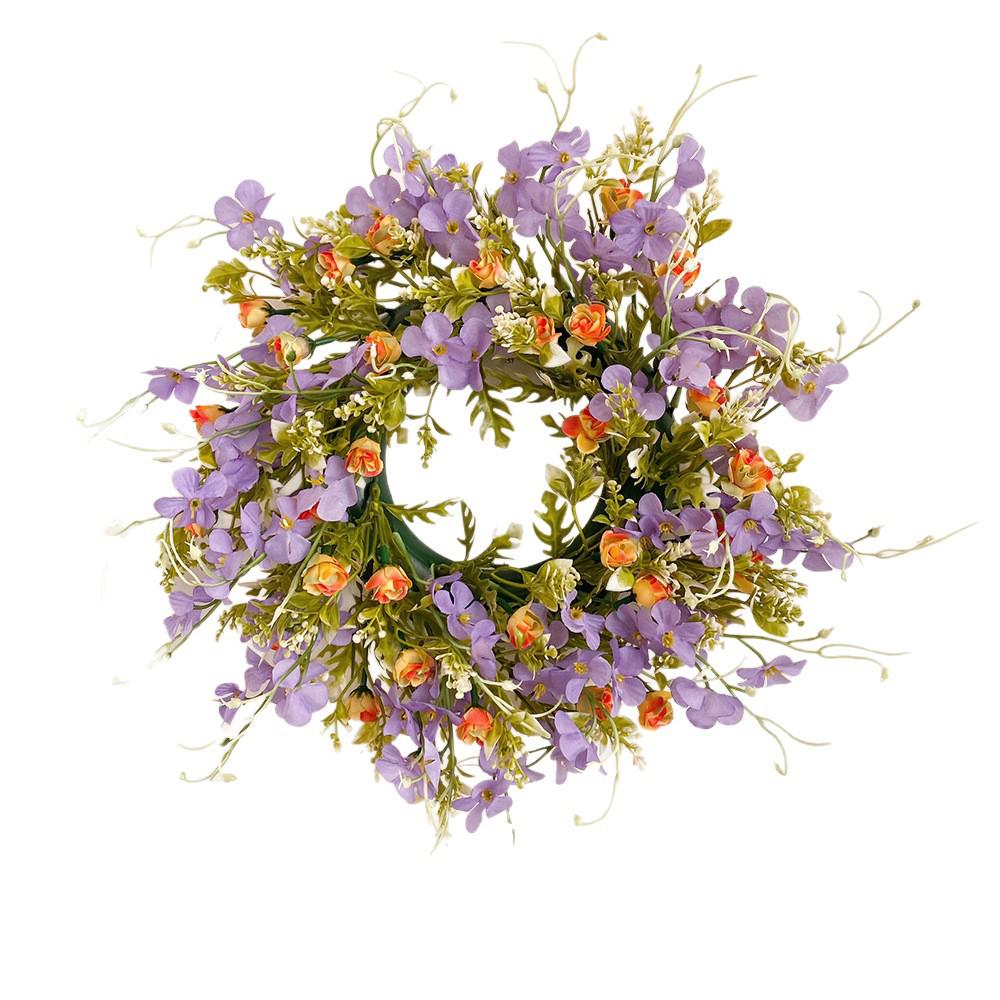 Texas Wildflower Spring Wreath - Artificial Home Decor Flowers