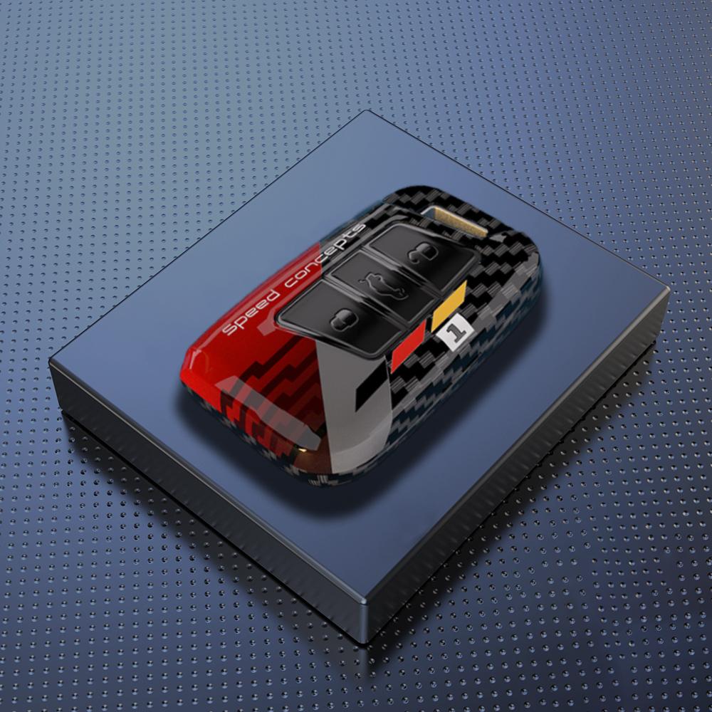 For Vw Volkswagen Magotan Magotan Gte Passat B6 B7 B8 Cc Arteon For Skoda Fabia Superb A7 Kodiaq Car Abs Carbon Key Cover Case