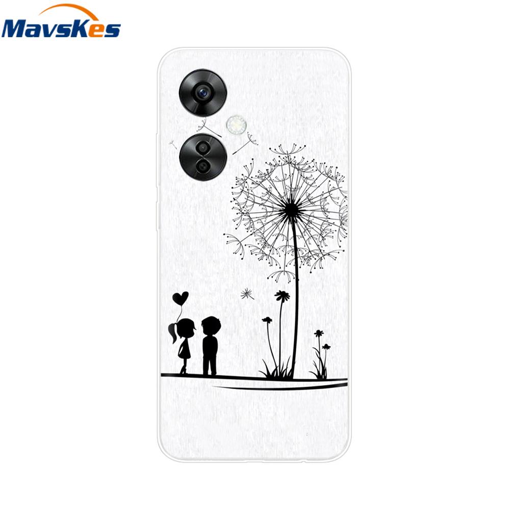 For OnePlus Nord CE 3 Lite Case Cartoon Soft Silicone TPU Clear Coque for OnePlus Nord CE3 Lite 5G Nord CE 3 Phone Covers Bumper