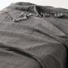 MUJI Triple Gauze Blanket, Size D, 180 X 200 Cm, Charcoal Gray, 84739149