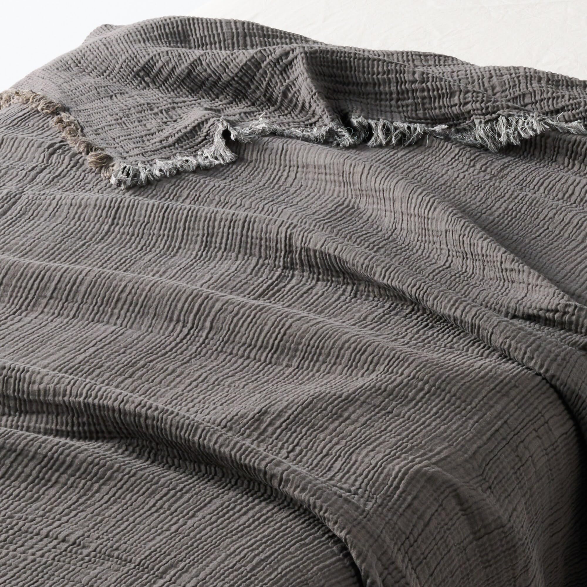 MUJI Тройная марля Размер 180 x 200 Угольный 84739149 Одеяло, D, см, Серый,