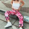 Women Sports  Cargo Pants Outdoor Casual Uflage Trousers Jeans