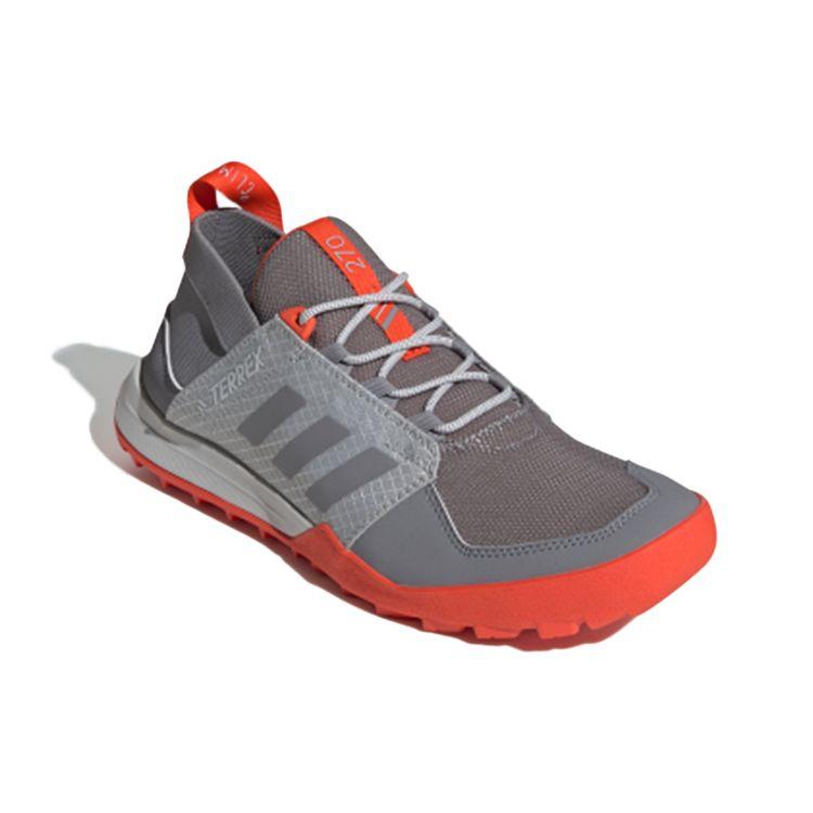 Adidas Terrex CC Daroga Casual Versatile Non-Slip Durable Breathable Low-Top Outdoor Functional Shoes Men Shoes Gray Orange BC0983