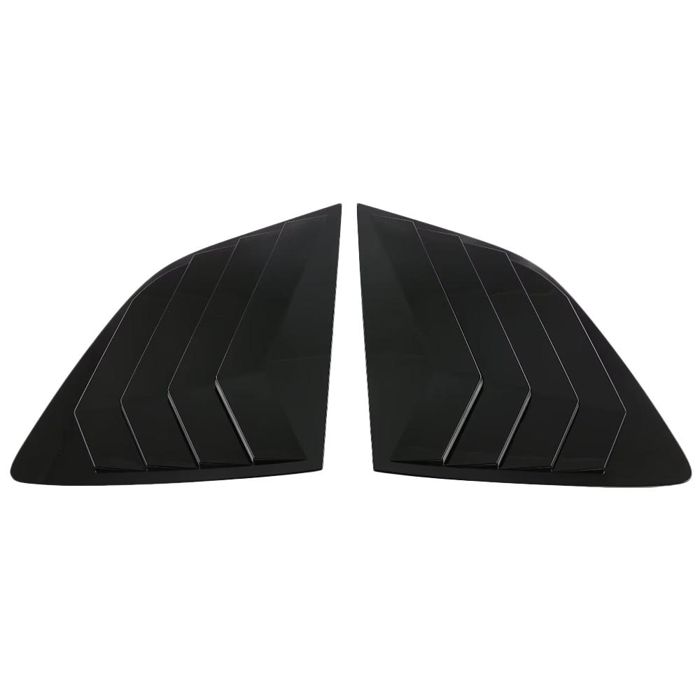 Gloss Black  Carbon Fiber Black Rear Side Window Louvers Rear Side Window Louvers Fit for Honda CR-V