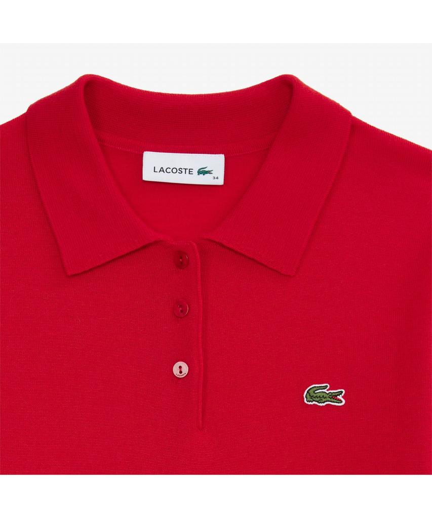 LACOSTE Women'S Basic Long Sleeve Sweater Polo Af793E-55N 240