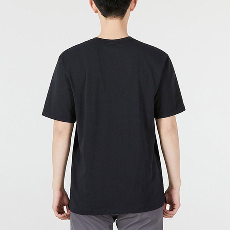 Under Armour Basketball Round Neck Printed T-Shirt Men Tops Black 1361972-001