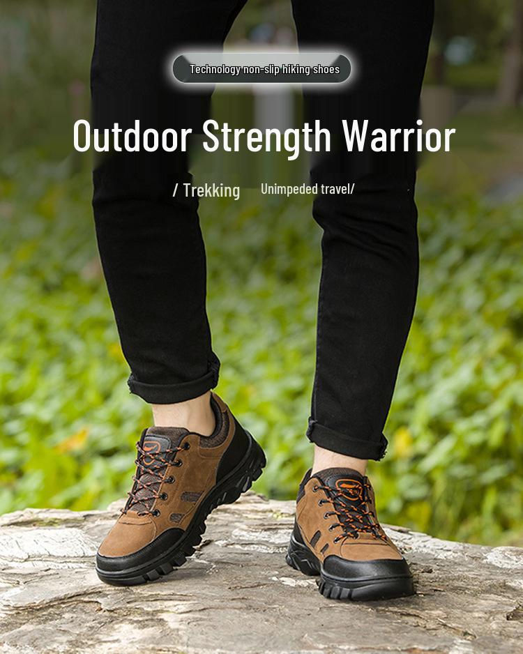 Men's Outdoor Hiking Sneakers - Trendy Autumn Workwear Safety Shoes
