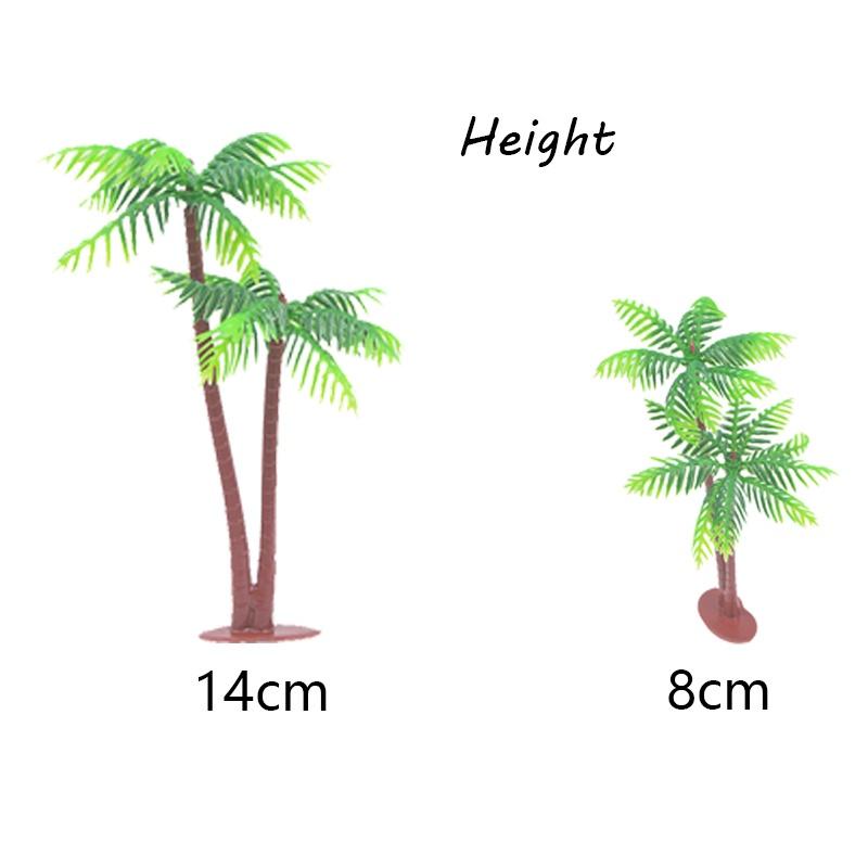 Miniatur-Landschaftsmodell Simulation Kokospalmenbaum Heimdekor Ornamente