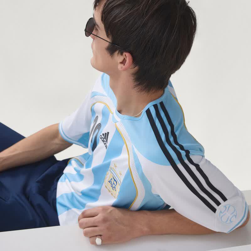 Adidas Argentina 2006 Messi Retro Football Jersey