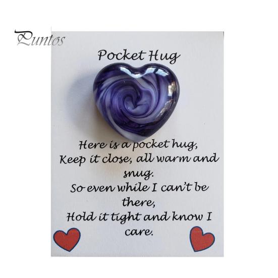 

Карманное сердце-обнимание Портативный универсальный экологичный компактный размер легкий подарок для любви для поощрения дружбы фиолетовый