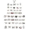 Ingemark Halloween Goth Skull Spider Snake Rings Set for Men Vintage Silver Color Big Size Rings Unisex Festival Party Jewelry