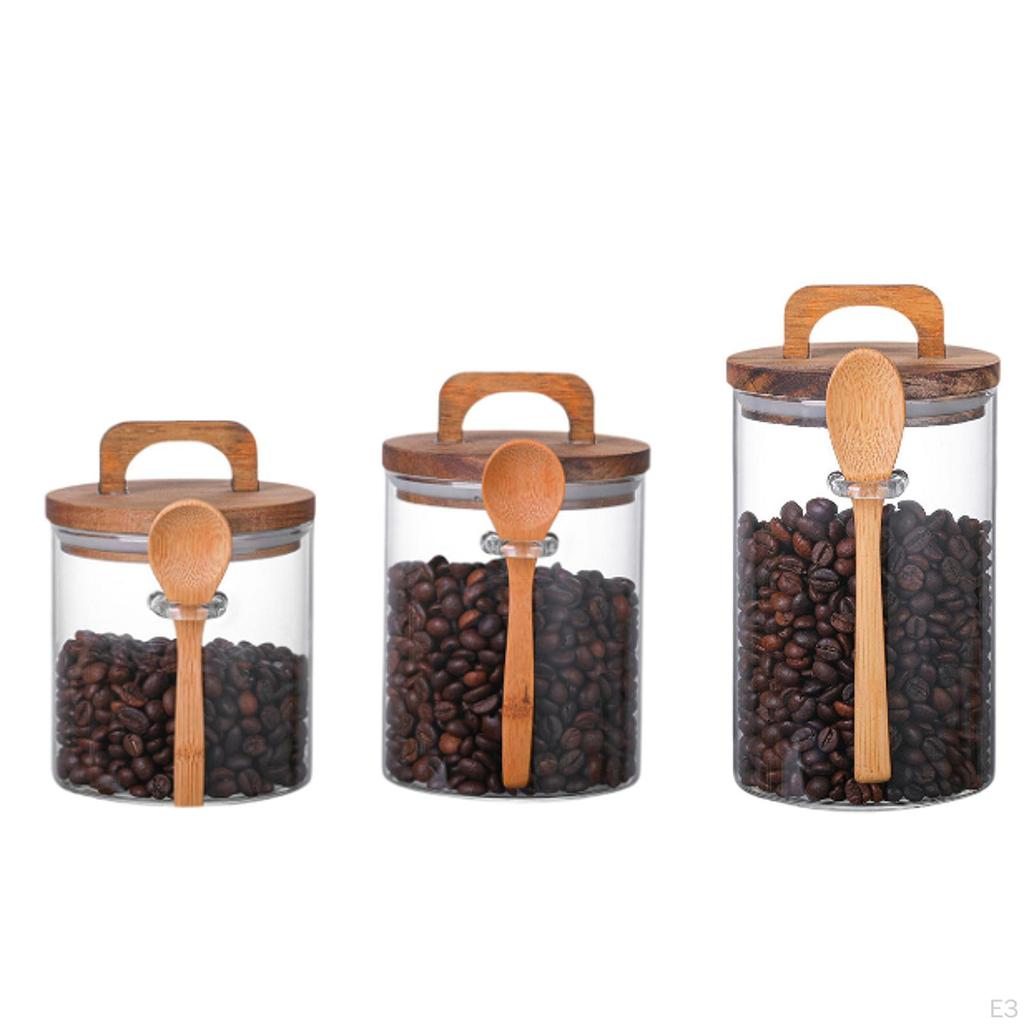 Airtight Glass Canister Set for Kitchen Storage