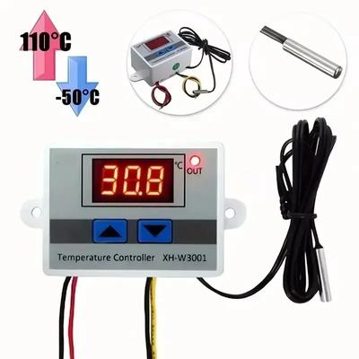 Digitální termostatický spínač 110V-220V, přesná regulace teploty, vhodný pro domácí a průmyslové použití