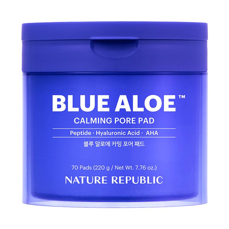 [Nature Republic] Blue Aloe Calming Pore Pad 220g 70EA