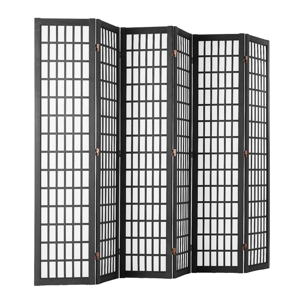 VEVOR Room Divider, 6 Panel Japanese Room Divider, Folding Privacy Screen Indoor, Portable Partition Dividers and Decoration Screens