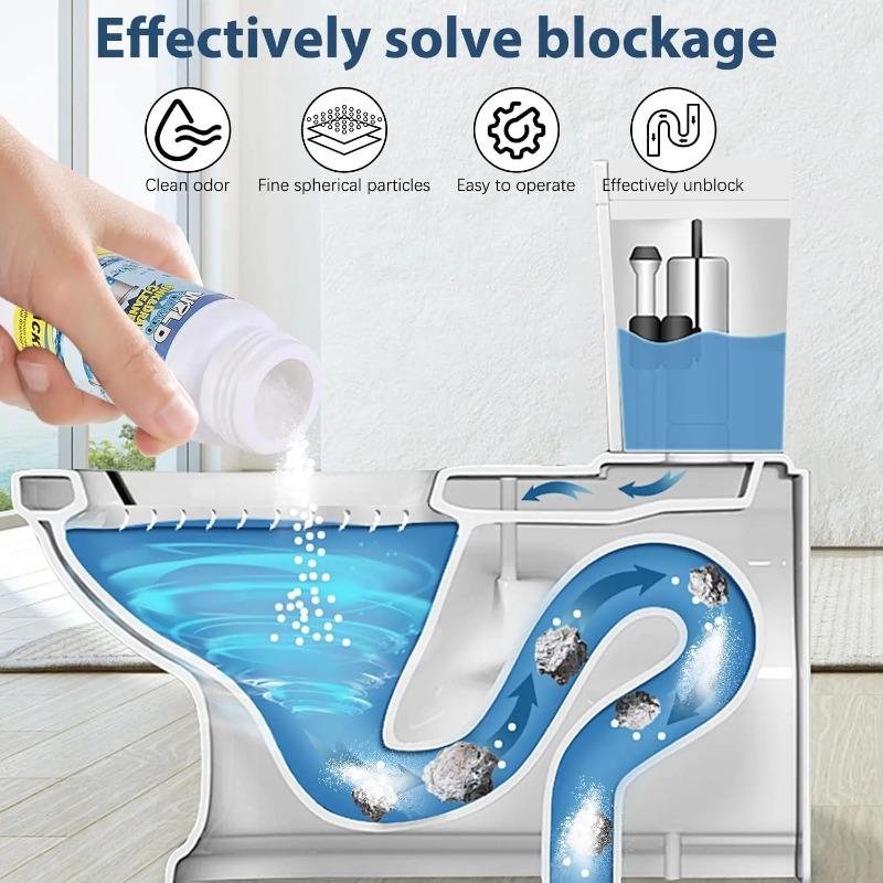 110g Powerful Sink Drain Cleaners Portable Powder Cleaning Tool Super Clog Remover Powder Agent for Kitchen Toilet Pipe Dredging