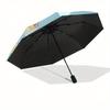 Sugar Bunnies Automatic Open/Close Umbrella-Cute Umbrella with Cute Design, Portable 3-Fold Compact Umbrella for Men & Women, Halloween Chri