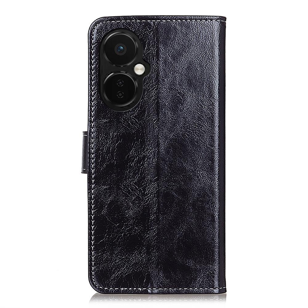For OnePlus Nord CE 3 Lite 5G/Nord N30 5G Phone Stand Cover PU Leather Retro Crazy Horse Texture Wallet Phone Case
