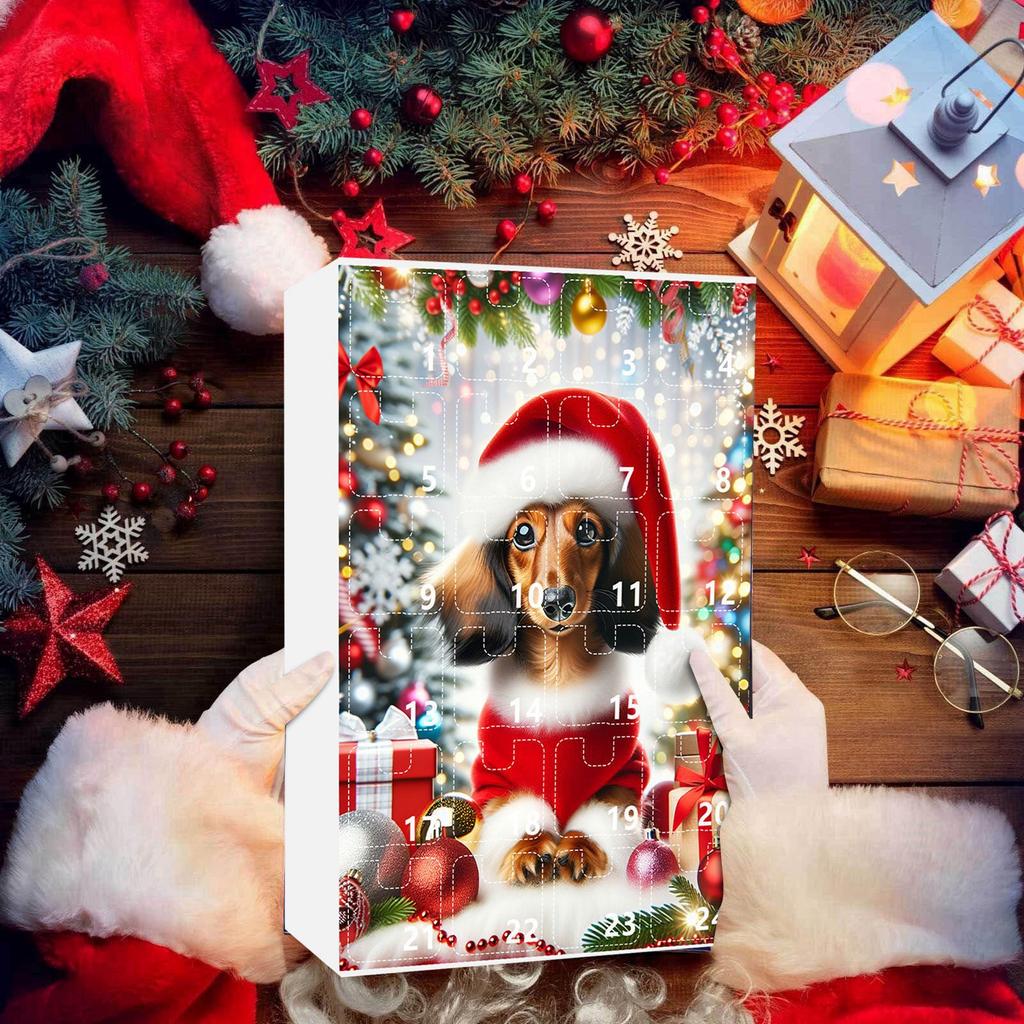 Christmas Advent Calendar 2024 Contains 24 Christmas Acrylic Decoration Arrival Calendar Christmas Countdown With Surprise Pedants