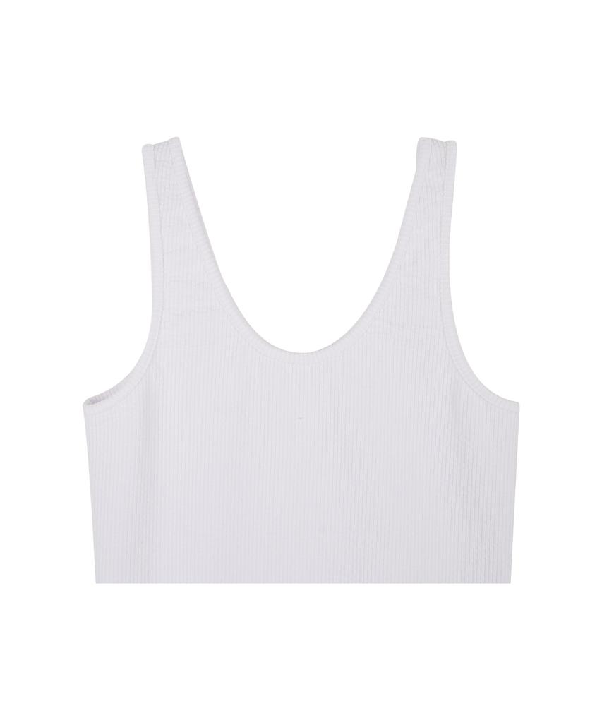 HARDCORE HAPPINESS Patch Layered Vintage Top_White