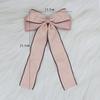 Korean Style Bow Hair Clip - Simple & Sweet Women's Ribbon Accessory