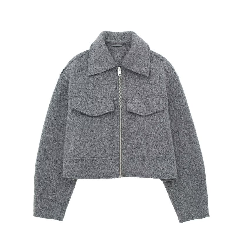 Kaslead Women's Clothing Fashion Style Short Jacket