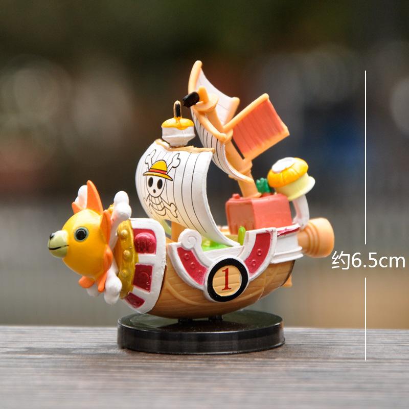 

One Piece Figure Luffy THOUSAND SUNNY Going Merry Assembling Boat Model Pirate Ship Decor Boys Playthings Children Birth Date Present