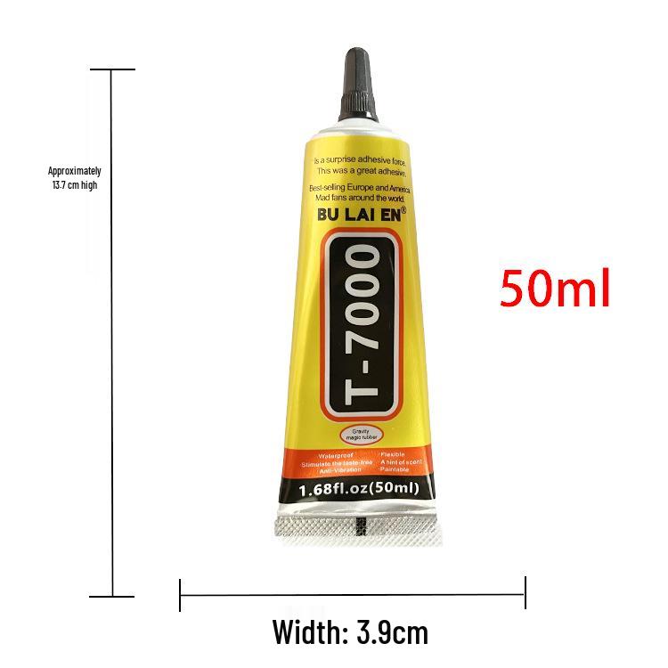 B7000 Needle-Applicator Adhesive for Mobile Screens, Jewelry, DIY Rhinestone Stickers, Transparent & Strong Glue