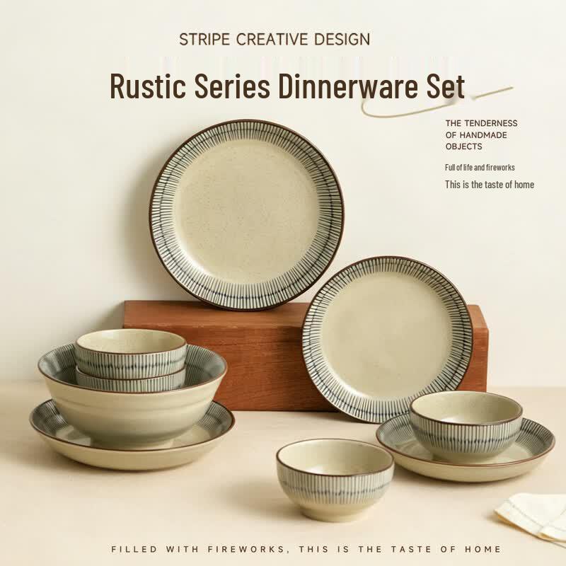 Japanese Style Ceramic Dinnerware Set