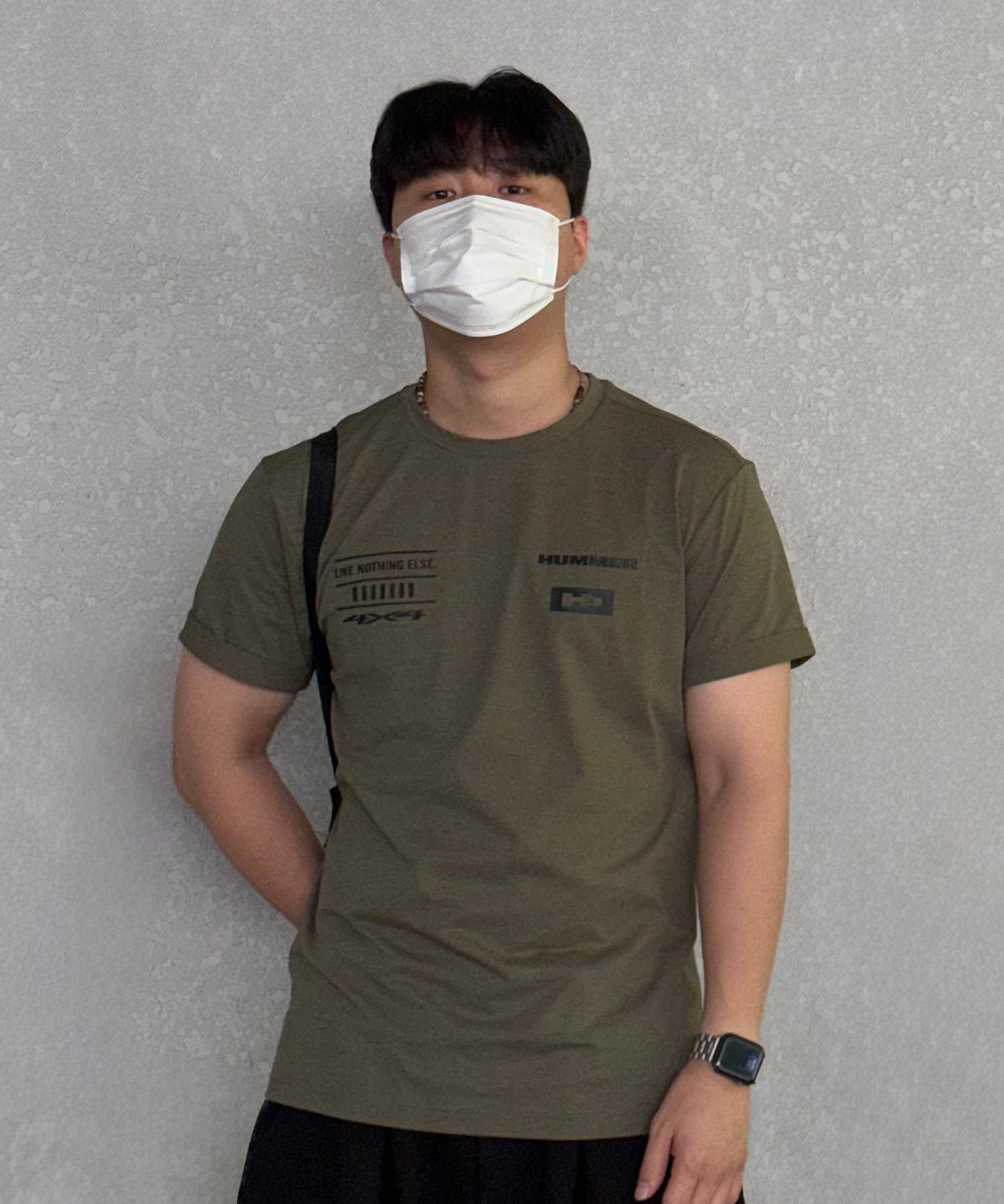 Hummer Summer Sorona Functional Quick-Drying Cool Short Sleeve T-Shirt Khaki 100