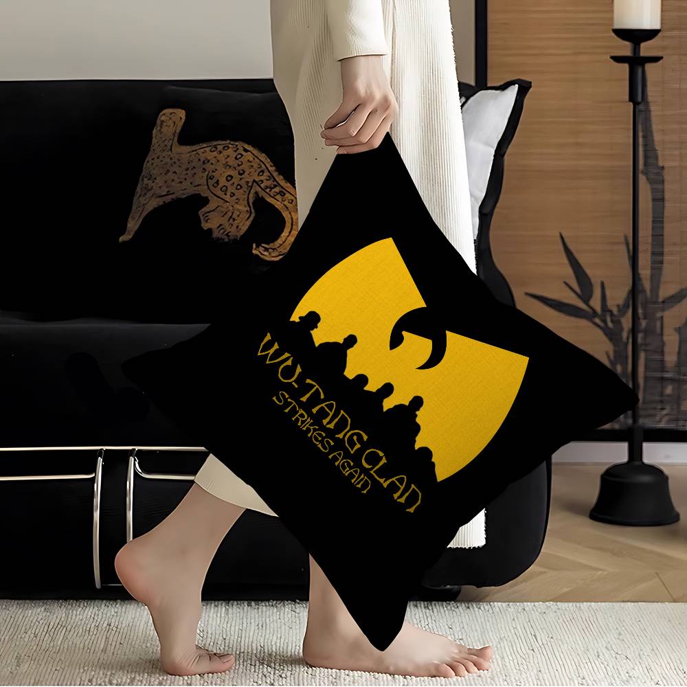 Group WWu Tang Hip Hop Cushion Cover Polyester Sofa Cushions Decorative Throw Pillows Home Decoration Pillowcover