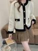 2024 Women's Stylish Wool Cardigan Coat - Autumn/Winter Slimming Casual Outerwear