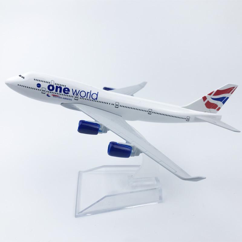 16CM Russian Intercontinental Airlines 747 Alloy Aircraft Model