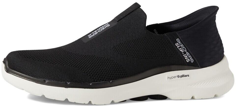 

Кроссовки Skechers Go Walk Slip-Ins Easy On черный белый EE Wide 40