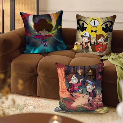 Gravity Falls Stitch Lucky Dragon Pillow Cover Sofa Cushion Cover Home Room Decoration Children Gift