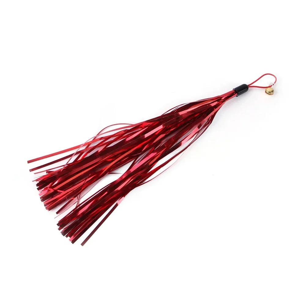 Cat Feather Toy Accessories False Birds Worm Toy with Bell Kitten Cat Toys Interactive Replacement Refill Foam Ball Training