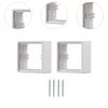 2 Pack Socket Spacers for Cable Box Installation Wall Plate Accessories Home Office