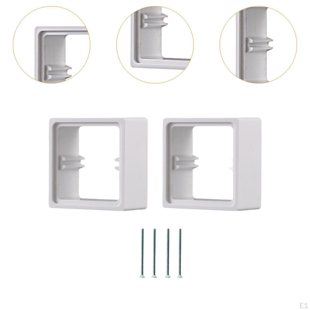 2 Pack Socket Spacers for Cable Box Installation Wall Plate Accessories Home Office