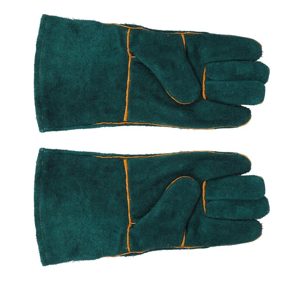 2 pcs Thickened Layer Animal Handling Gloves Small Size Scratch Tough Mitts Animal Training
